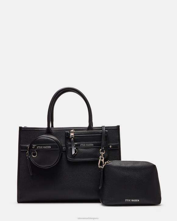 Steve Madden bolsa unisexo acorde 4DZJ485 negro