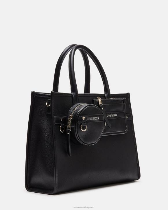 Steve Madden bolsa unisexo acorde 4DZJ485 negro