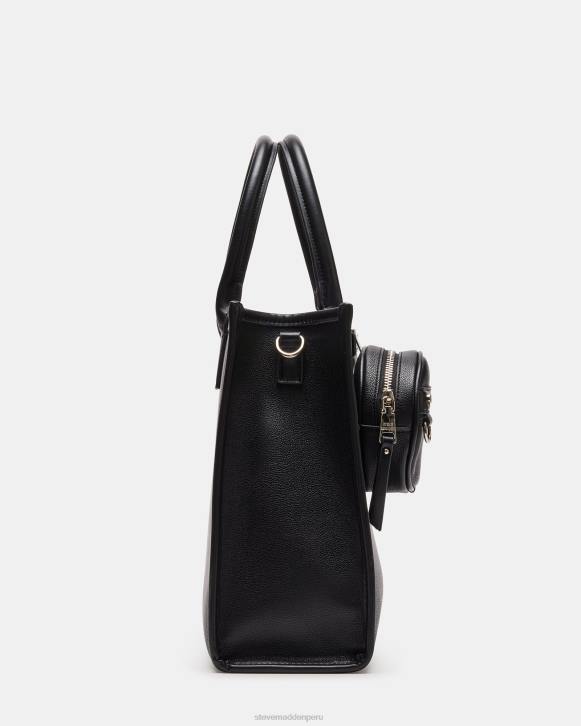 Steve Madden bolsa unisexo acorde 4DZJ485 negro