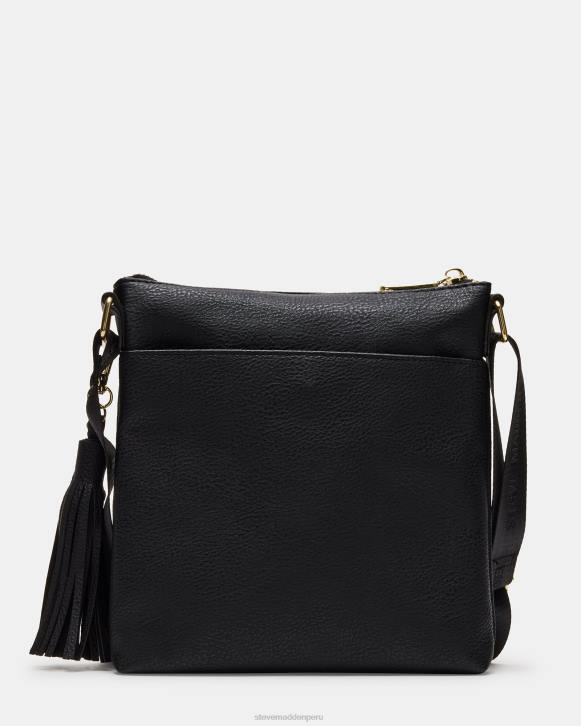 Steve Madden bolsa unisexo bandolera con logo 4DZJ355 negro