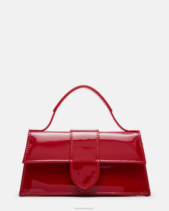 Steve Madden bolsa unisexo barlan 4DZJ427 charol rojo