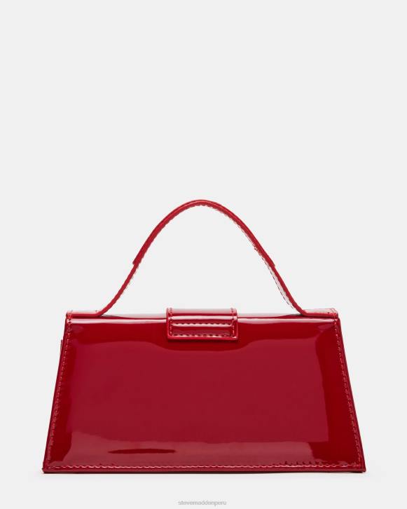 Steve Madden bolsa unisexo barlan 4DZJ427 charol rojo