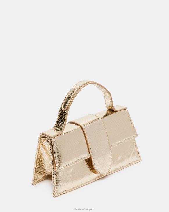 Steve Madden bolsa unisexo barlan 4DZJ436 serpiente de oro