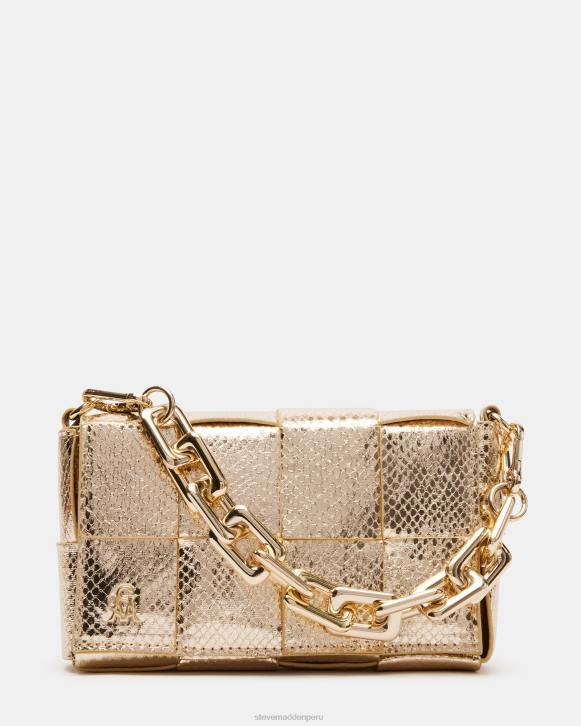 Steve Madden bolsa unisexo bmarvell 4DZJ421 serpiente de oro