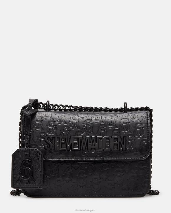 Steve Madden bolsa unisexo carbón 4DZJ383 negro