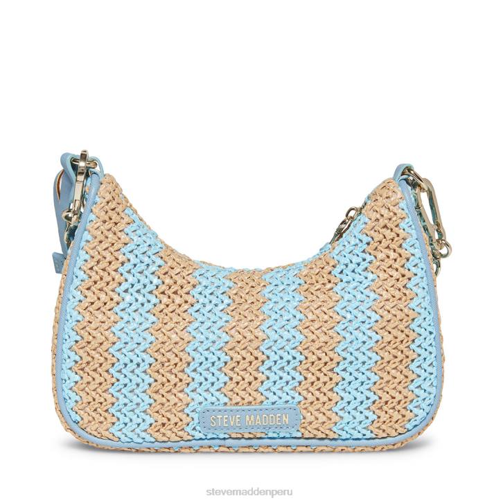 Steve Madden bolsa unisexo rafia bvital 4DZJ384 azul múltiple