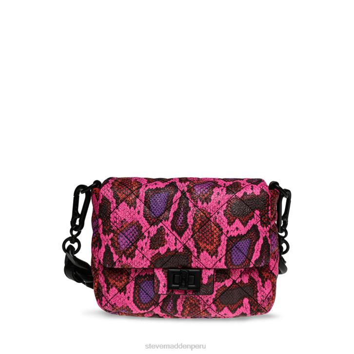 Steve Madden bolsa unisexo serpiente bheara 4DZJ413 Rosa caliente