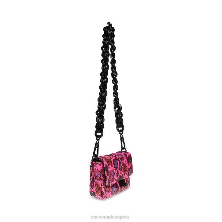 Steve Madden bolsa unisexo serpiente bheara 4DZJ413 Rosa caliente