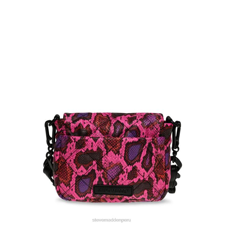 Steve Madden bolsa unisexo serpiente bheara 4DZJ413 Rosa caliente