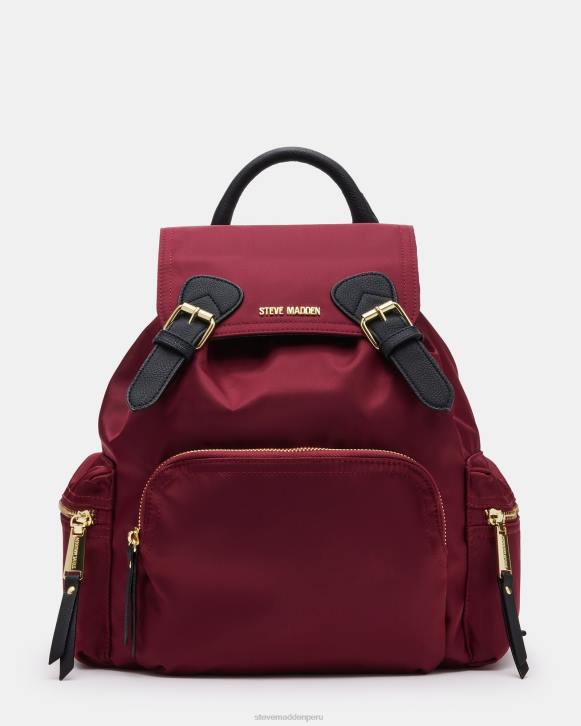 Steve Madden bolsa unisexo mochila de nailon 4DZJ474 vino