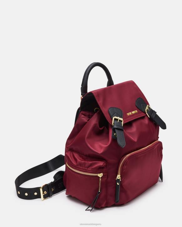 Steve Madden bolsa unisexo mochila de nailon 4DZJ474 vino