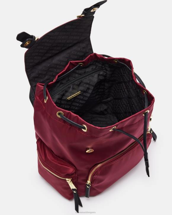 Steve Madden bolsa unisexo mochila de nailon 4DZJ474 vino