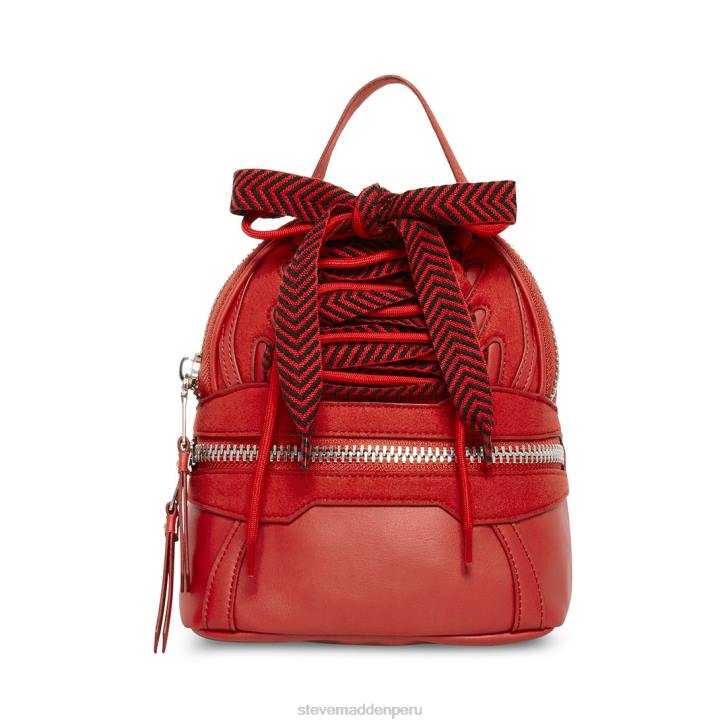 Steve Madden bolsa unisexo perforando 4DZJ479 rojo múltiple