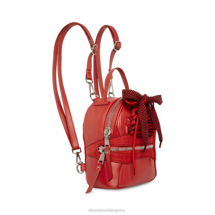 Steve Madden bolsa unisexo perforando 4DZJ479 rojo múltiple