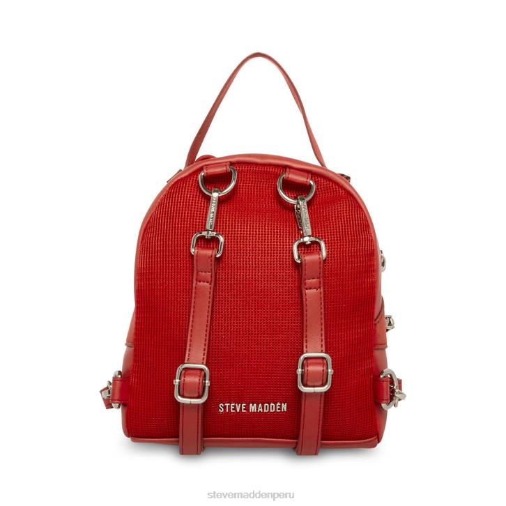 Steve Madden bolsa unisexo perforando 4DZJ479 rojo múltiple