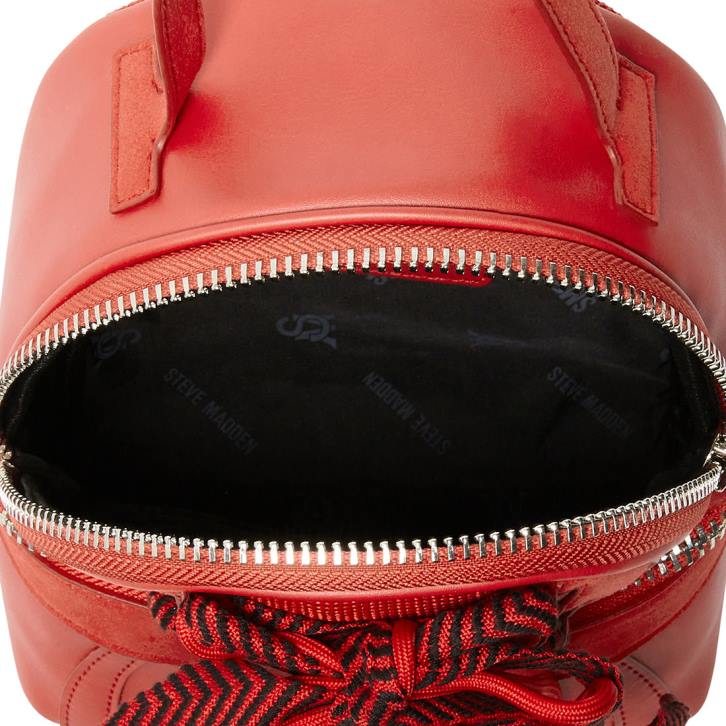 Steve Madden bolsa unisexo perforando 4DZJ479 rojo múltiple