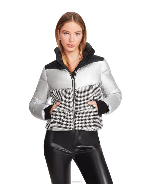 Steve Madden agotador mujer chaqueta ariana 4DZJ613 blanco