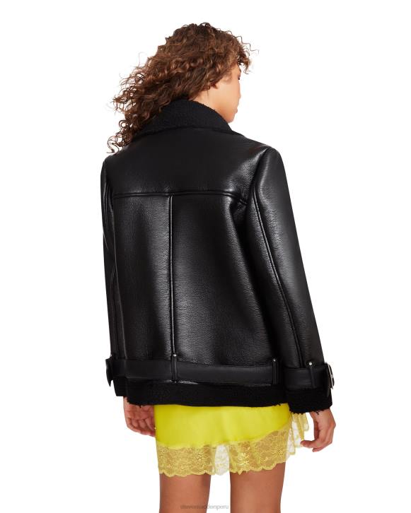 Steve Madden agotador mujer chaqueta quinn 4DZJ616 negro