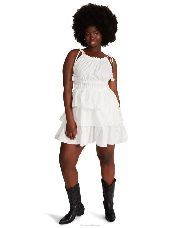 Steve Madden agotador mujer mini vestido mireya 4DZJ707 blanco