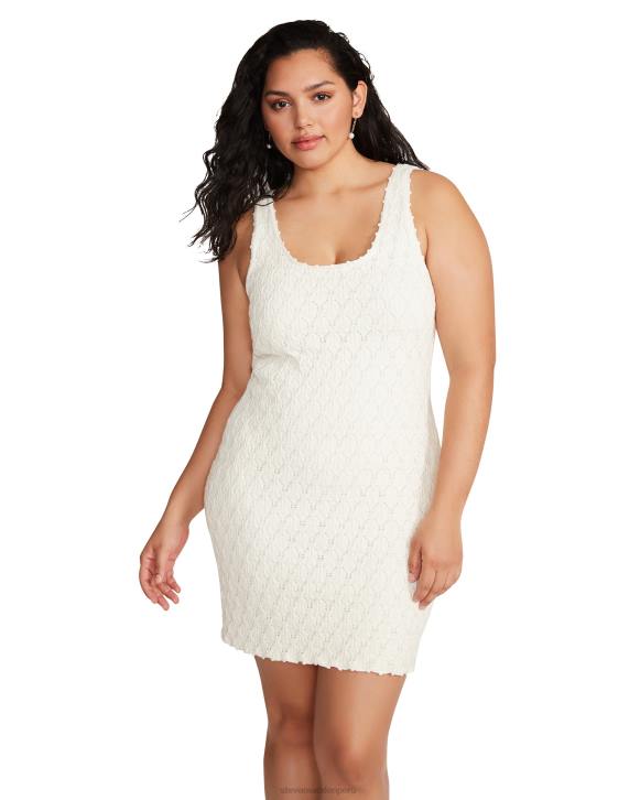 Steve Madden agotador mujer vestido malia 4DZJ710 Marfil