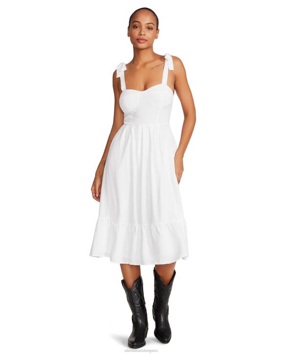 Steve Madden agotador mujer vestido rosa sofia 4DZJ693 blanco