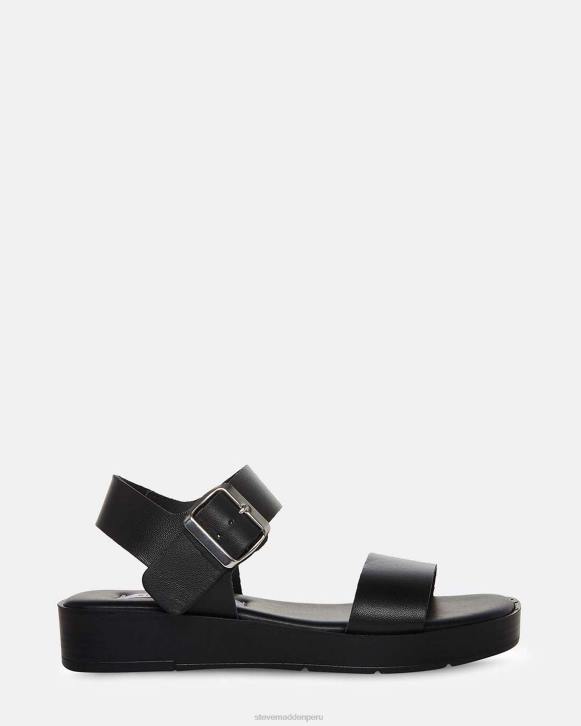 Steve Madden calzado mujer Keenan 4DZJ22 cuero negro