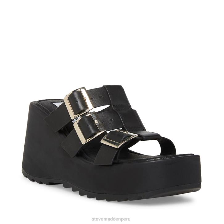 Steve Madden calzado mujer atravesar 4DZJ207 cuero negro