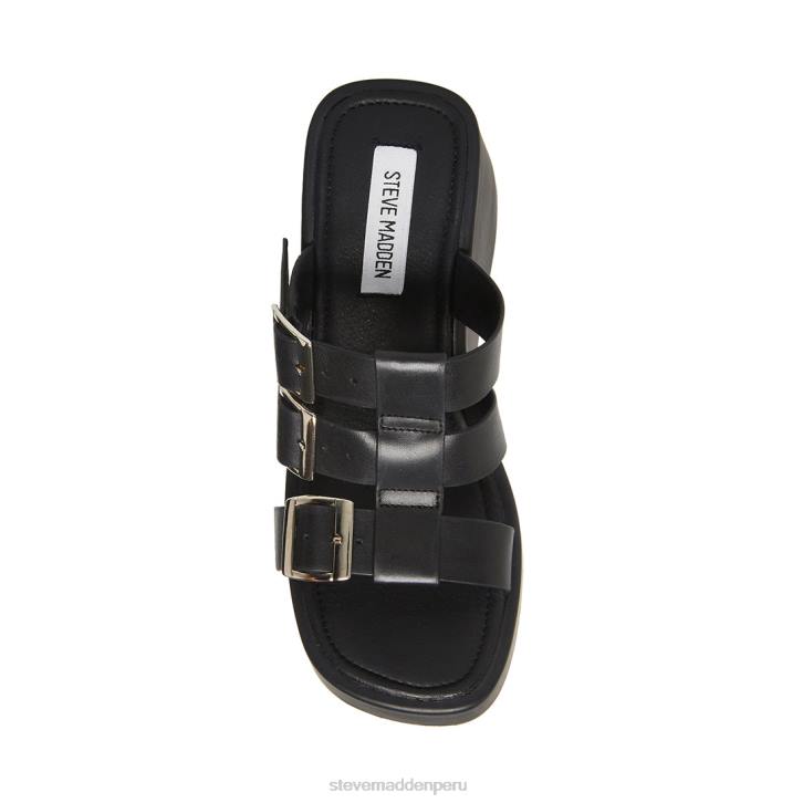 Steve Madden calzado mujer atravesar 4DZJ207 cuero negro