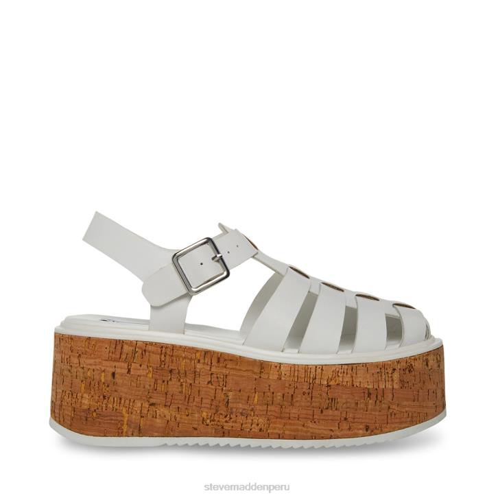 Steve Madden calzado mujer lazlo 4DZJ154 cuero blanco