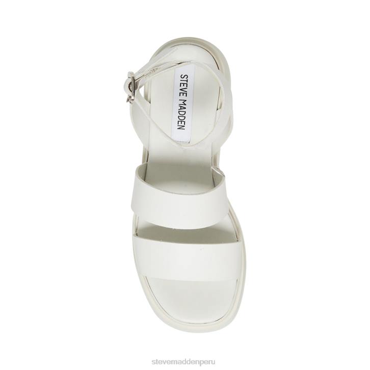 Steve Madden calzado mujer tenysi 4DZJ27 cuero blanco