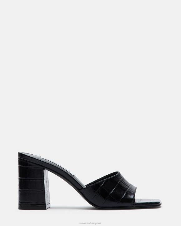 Steve Madden calzado mujer alaya 4DZJ527 cocodrilo negro