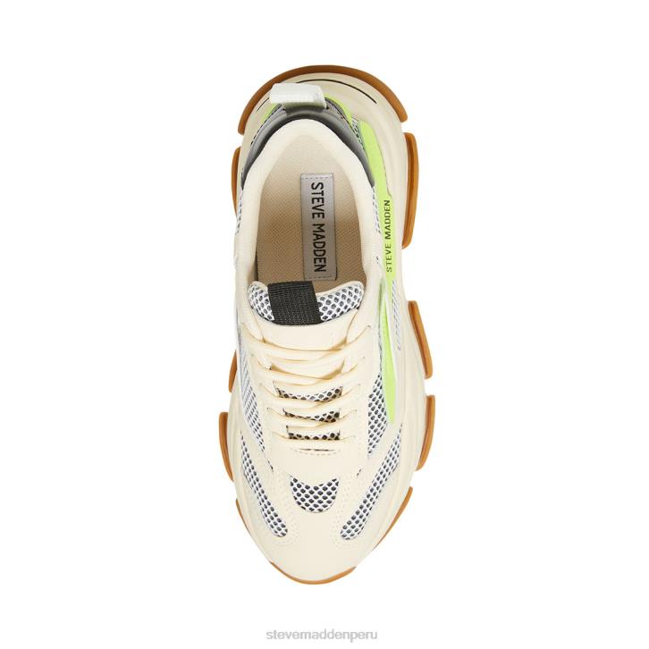 Steve Madden calzado mujer posesión 4DZJ304 blanco verde