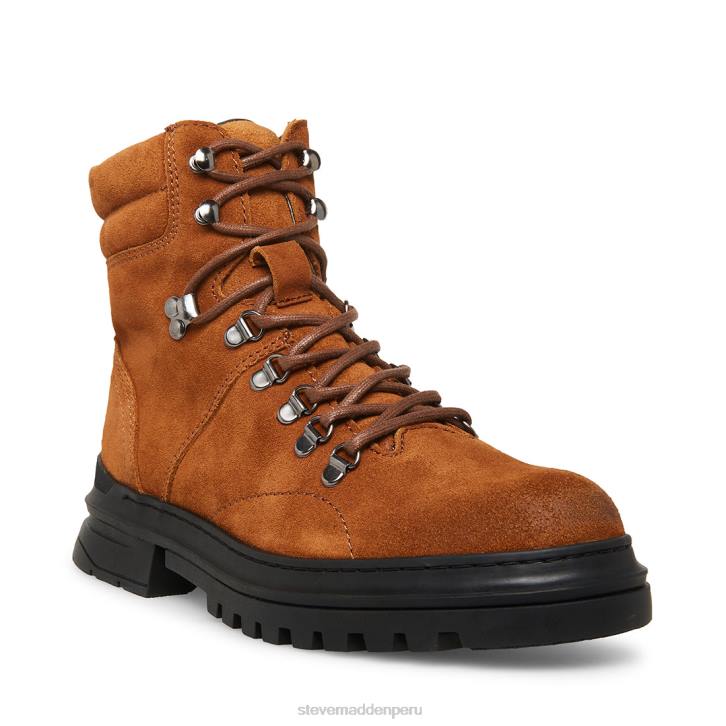 Steve Madden calzado hombres Monty 4DZJ957 gamuza coñac