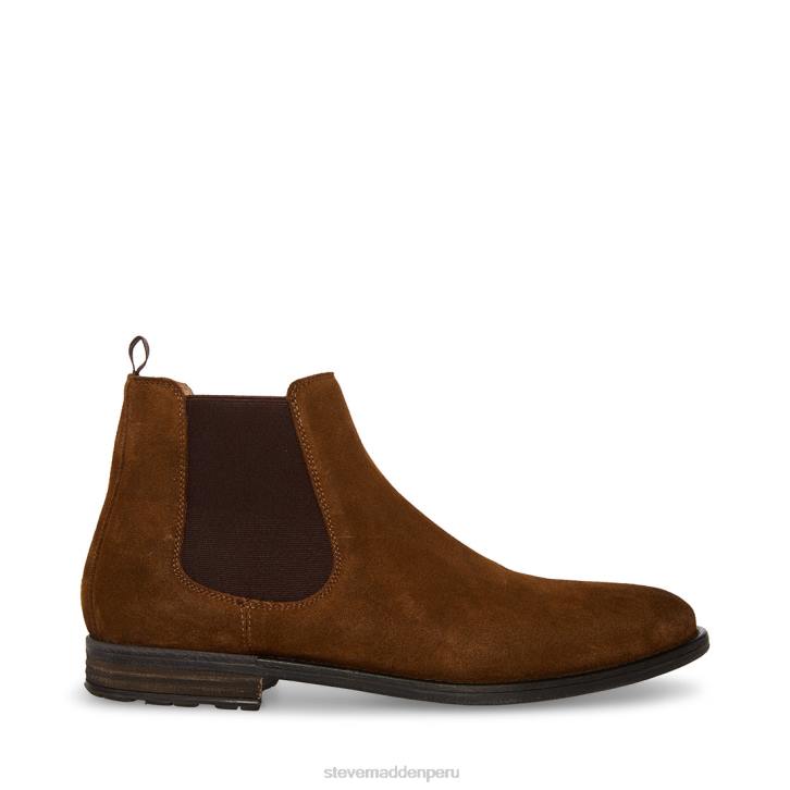 Steve Madden calzado hombres Ricardo 4DZJ942 gamuza coñac