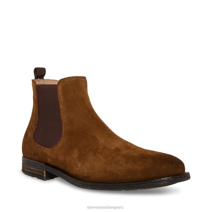 Steve Madden calzado hombres Ricardo 4DZJ942 gamuza coñac