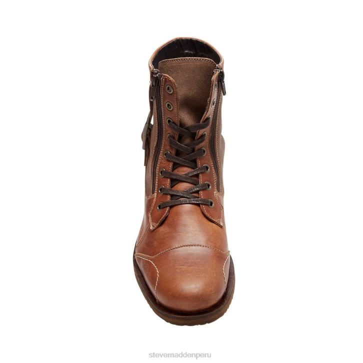 Steve Madden calzado hombres apartadero 4DZJ978 cuero coñac