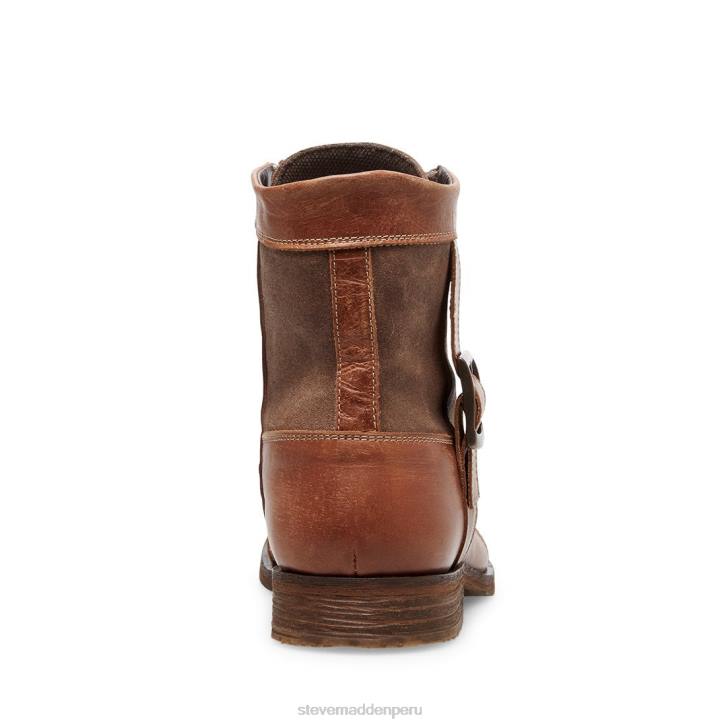 Steve Madden calzado hombres apartadero 4DZJ978 cuero coñac