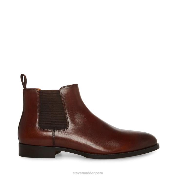 Steve Madden calzado hombres ágata 4DZJ948 cuero marrón