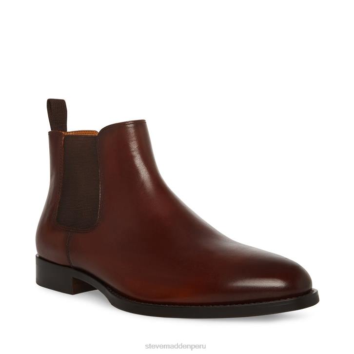 Steve Madden calzado hombres ágata 4DZJ948 cuero marrón