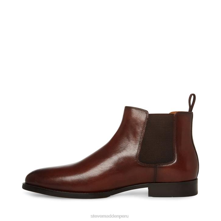 Steve Madden calzado hombres ágata 4DZJ948 cuero marrón