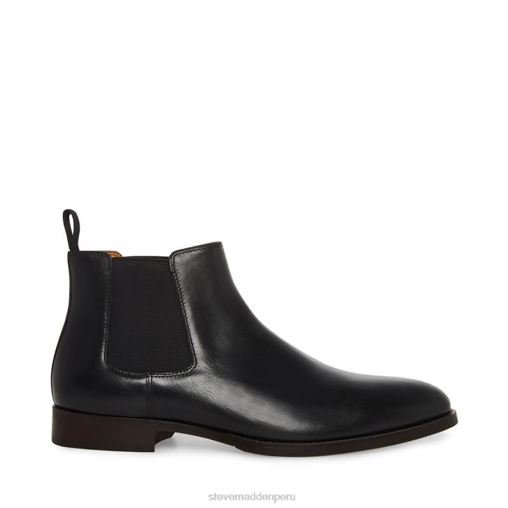 Steve Madden calzado hombres ágata 4DZJ949 cuero negro