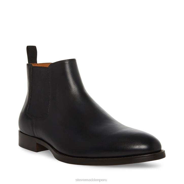 Steve Madden calzado hombres ágata 4DZJ949 cuero negro