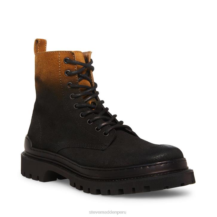 Steve Madden calzado hombres guardián 4DZJ967 bronceado negro