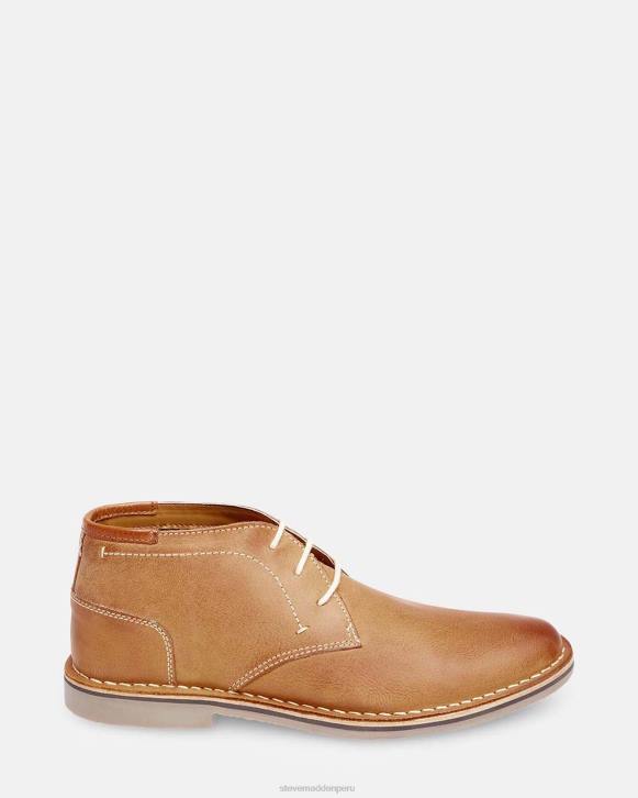 Steve Madden calzado hombres hestonn 4DZJ946 cuero marrón