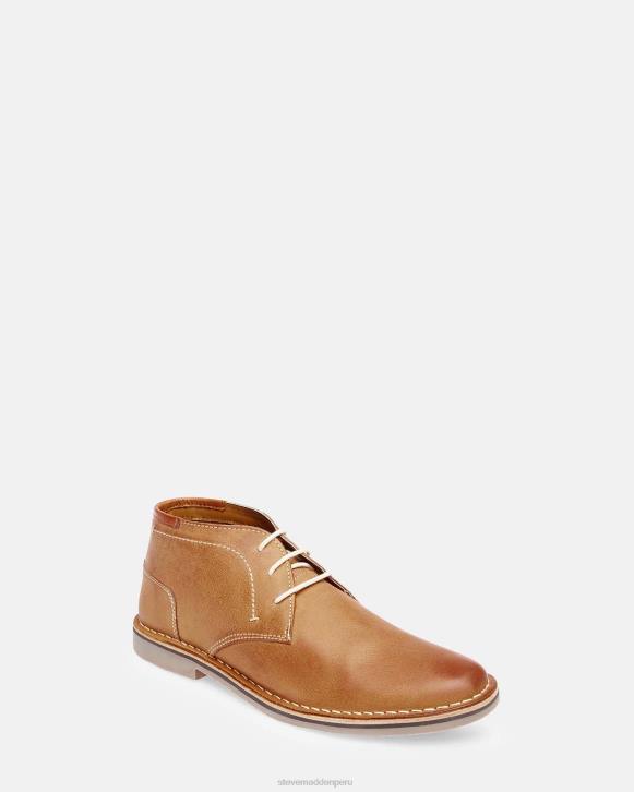 Steve Madden calzado hombres hestonn 4DZJ946 cuero marrón