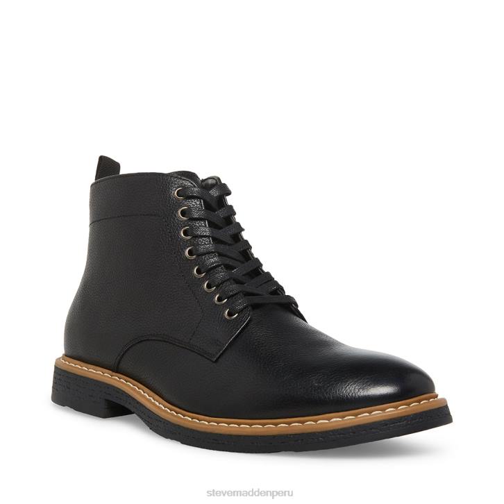 Steve Madden calzado hombres mitchell 4DZJ958 cuero negro