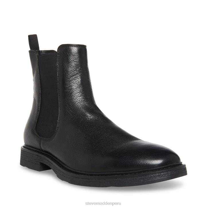 Steve Madden calzado hombres pedro 4DZJ971 cuero negro