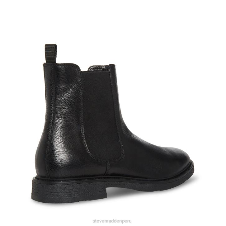 Steve Madden calzado hombres pedro 4DZJ971 cuero negro