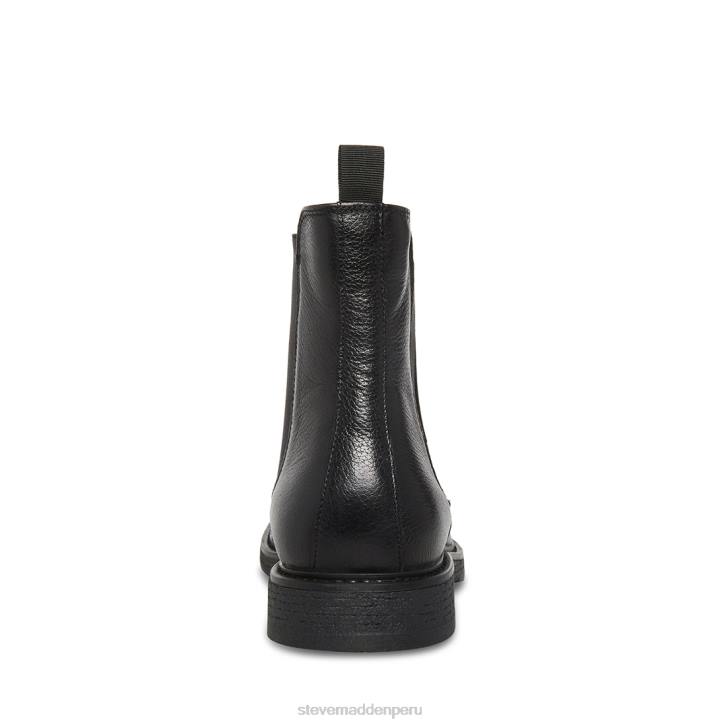 Steve Madden calzado hombres pedro 4DZJ971 cuero negro