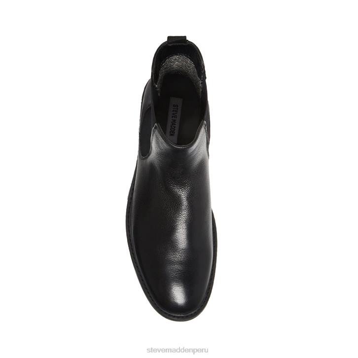 Steve Madden calzado hombres pedro 4DZJ971 cuero negro